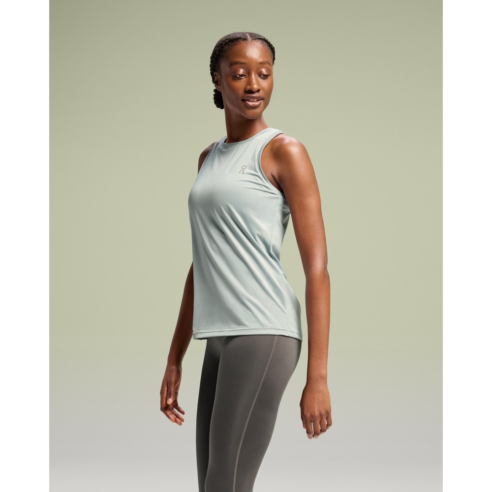 On Running Women's Core Tank Blue Gray Size Medium Performance Athletic Top